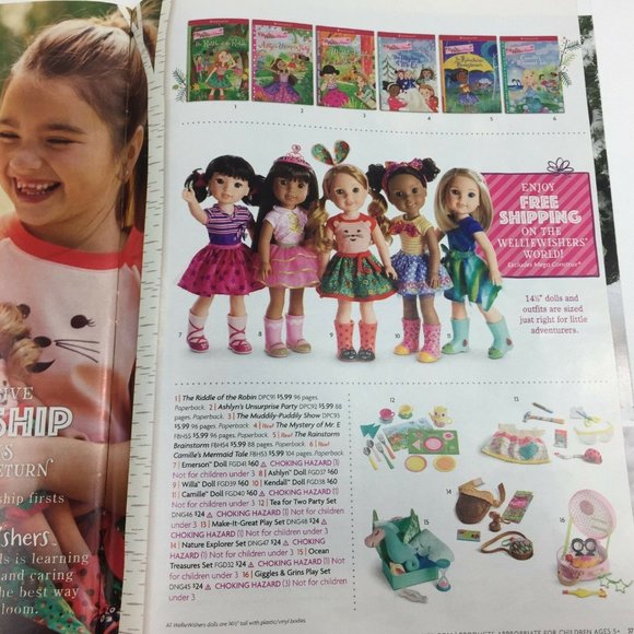 American Girl AG Catalog November 2017 Truly Me Sports Wellie Wishers Add-Ons - Picture 11 of 12